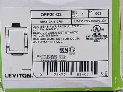 NEW LEVITON OPP20-0D2