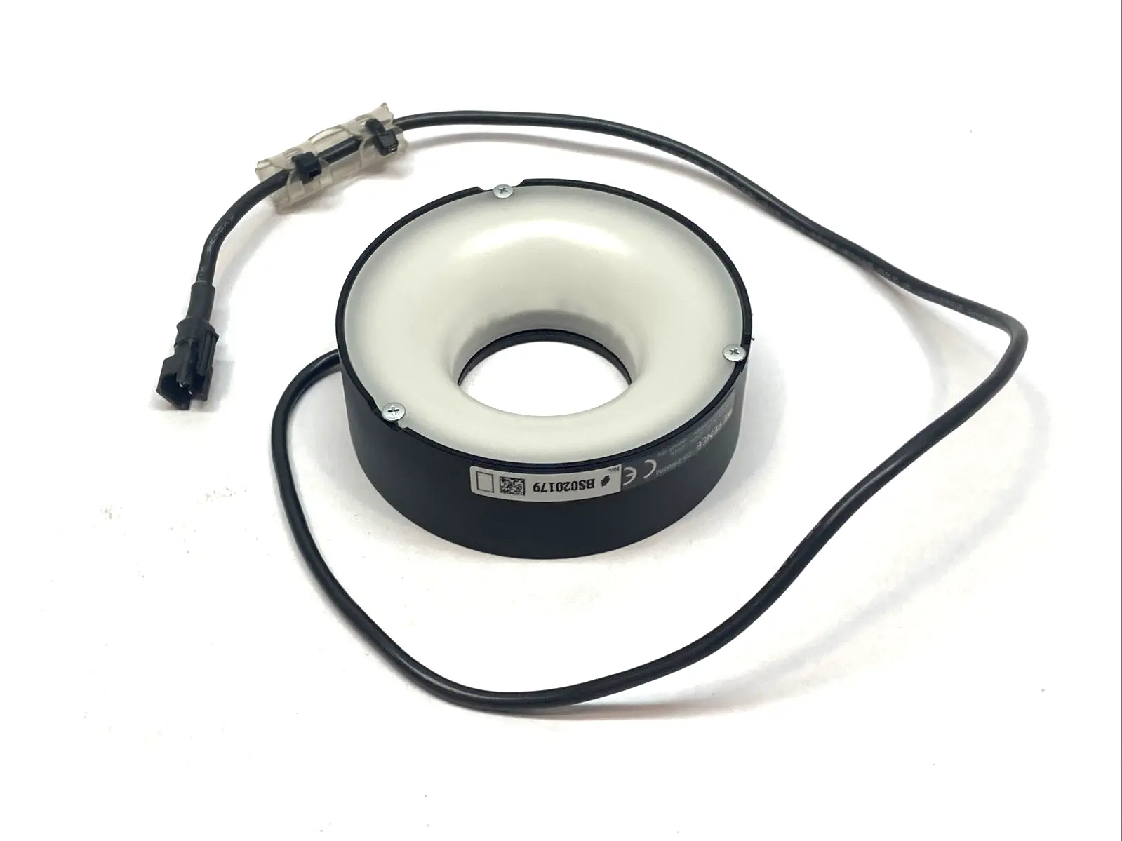Used Keyence White Round Multi-Angle Light Fixture 12V Light Source Equipment Michigan US | Maverick Industrial Sales #1390847