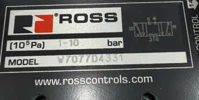 NEW ROSS CONTROLS W7077D4331Z SOLENOID VALVE 110/50 110-120/60