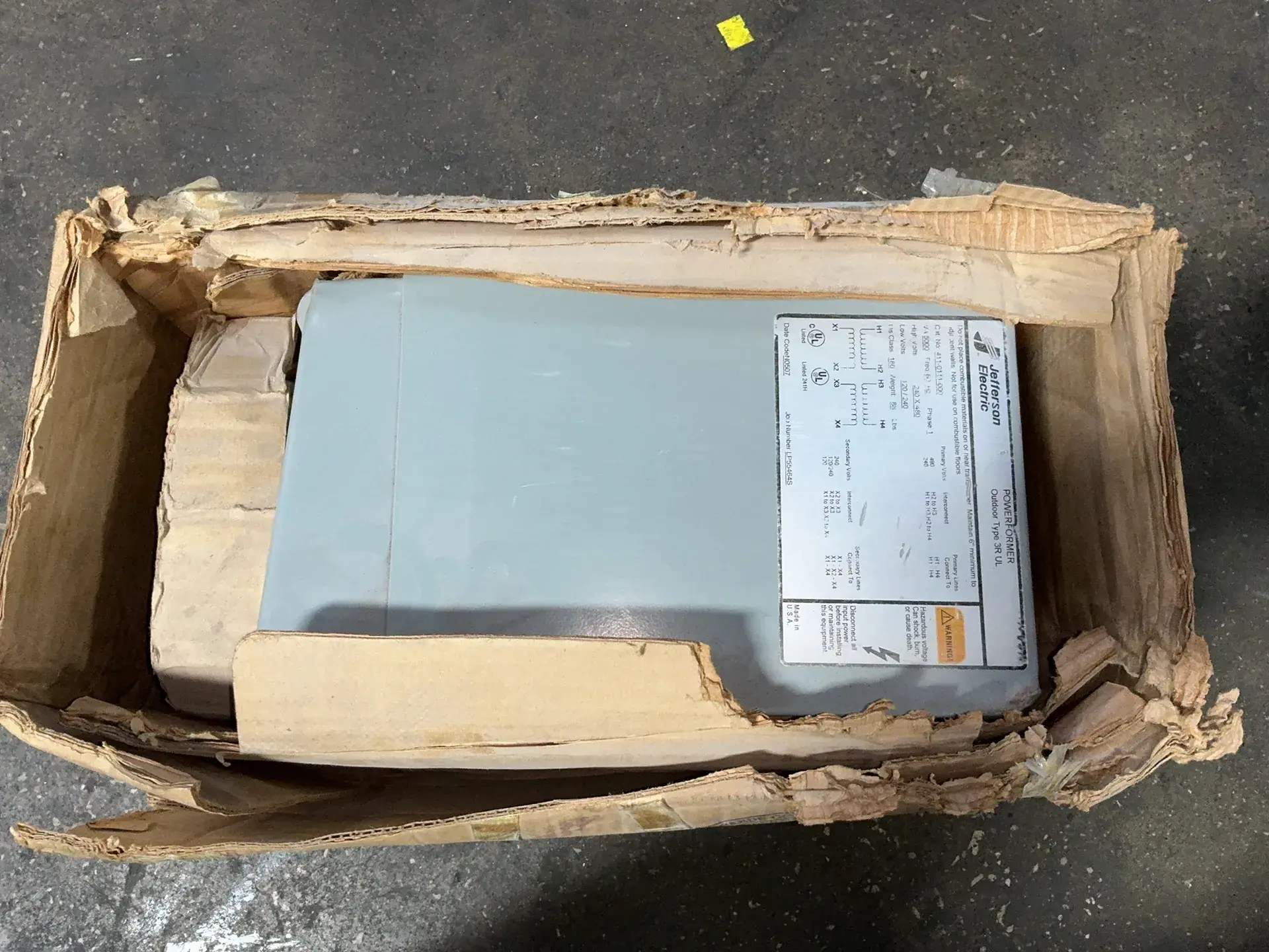 Used JEFFERSON ELECTRIC 4110111000 Transformers Ohio US | HGR 24 #1488495