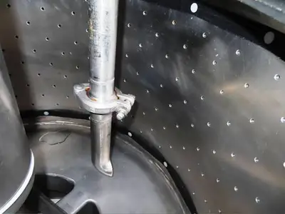 Ketema Mark III 32 x 20 perforate basket centrifuge, 316SS.