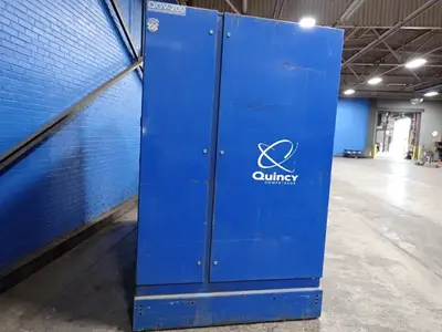 Used 2007 QUINCY COMPRESSOR QGV200 Rotary Screw & Sliding Vane Air Compressors Ohio US | HGR 24 #861420
