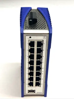USED HIRSCHMANN 16-PORT 10/100 ETHERNET SWITCH IP40