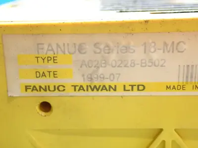 Used FANUC A02B0228B502 CNC & N/C Controls Ohio US | HGR 24 #878609