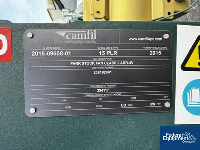 USED Camfil Camfil Farr Model GS6 Carbon Steel Dust Collector