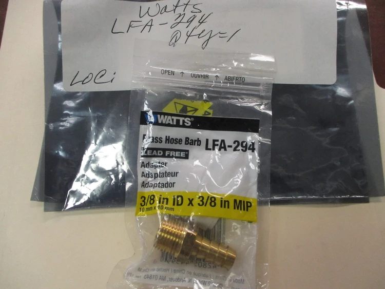 New | in-Stock Watts LFA-294 HVAC Parts and Equipment Arizona US | ASSET CONVERSION SPECIALISTS, INC. #327351