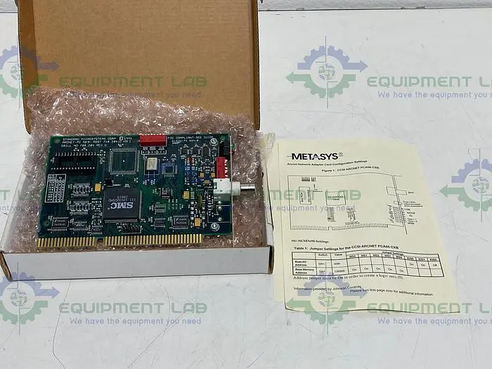 NEW JOHNSON CONTROLS NU-NET101-0 COMPUTER NETWORK N1 CARD