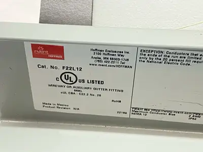 USED HOFFMAN F22L12