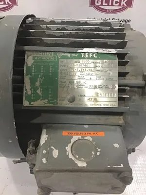 Lincoln 182T TEFC AC Motor 3HP 3500RPM