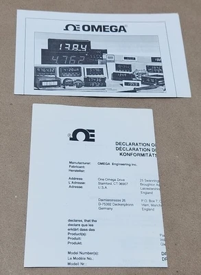 NEW OMEGA DP25-TC-R