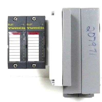 NEW TURCK BL67-16DO-0.1A-PNR MODULE AND MANIFOLD BL6716DO01APNR BL67-B-VA-P1