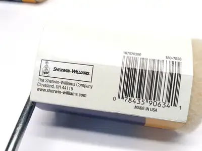 107528300 | Sherwin Williams Premium XL 3" Inch Trim Rollers & Frames 3/8" Nap Box of 6 - New