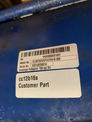 16" PNEUMATIC KNIFE GATE VALVE (SCAVENGER VALVE)