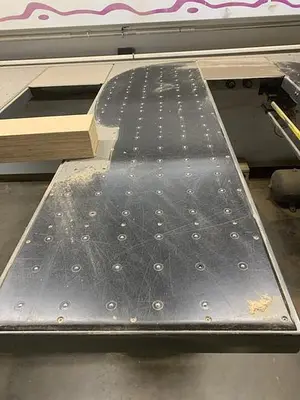 HOLZMA OPTIMAT HPP 11/32, 10' HORIZONTAL FRONT LOADING PANEL SAW