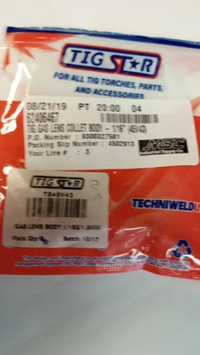 MILLER TIG WELDER ACCESSORIES  KIT