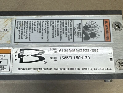 NEW Brooks Instruments 1305FL15CM1BA