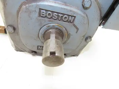 Boston Gear F732-20F-B7-H Worm Gearbox 20:1 Reducer 4.2Hp 88rpm 140TC Dual Shaft