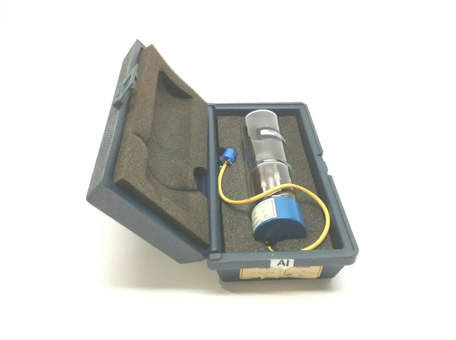 USED FISHER AL ELEMENT NE GAS HOLLOW CATHODE TUBE BULB