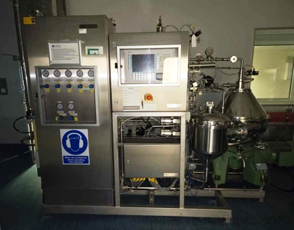Westfalia CSC 20-06-476 hydro-hermetic clarifier skid.