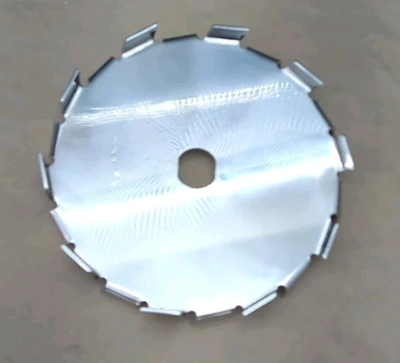 Stainless Steel Saw Tooth Type Mixing Dispersion Blade 6-3/4" Diameter