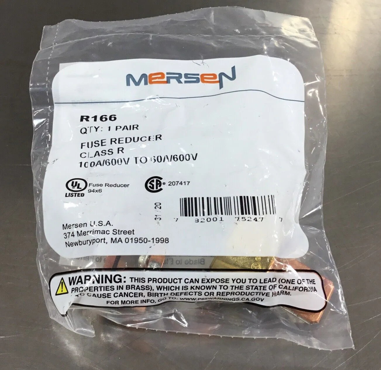 MERSEN R166 Fuse Reducer Pair Class R 4C-42