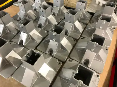 Used FlexLink Conveyor Base Foot Conveyor Parts Michigan US | Maverick Industrial Sales #1397524