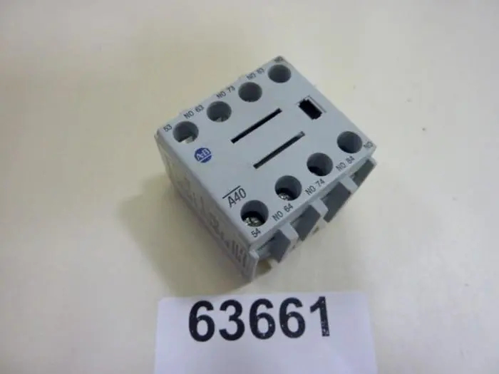 Used ALLEN BRADLEY 100-FA40 SER B PLC Contactors Michigan US | Ideal Machinery #699662