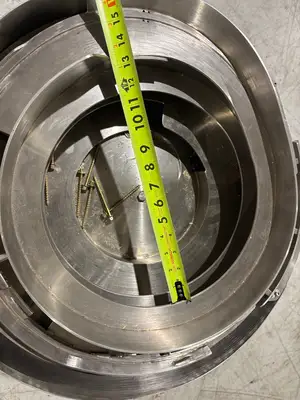 USED FORTVILLE FEEDERS 24" AT WIDEST POINT, 11" INNER