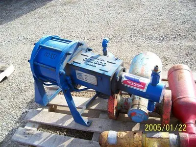 USED CESSCO TEXAS CARBIDE AIR OPERATED METERING PUMP