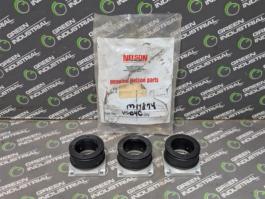 Lot of 3 Nelson Stud Welding 92-09-02/Z Flanged Collars 1504C New