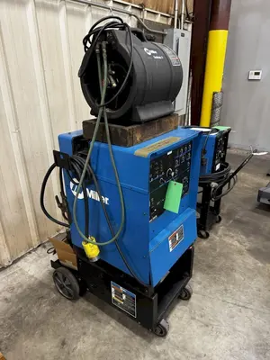 54" JETLINE MODEL #SWC-3A SEAM WELDER WITH SYNCROWAVE 250DX WELDER: YOBRO #23913