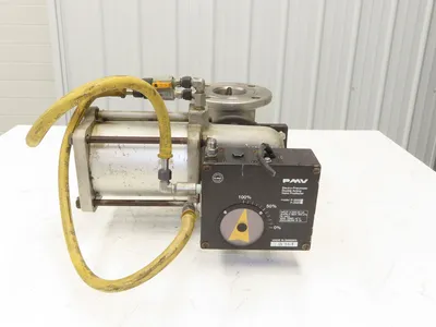 Jamesbury ST-200 3" Stainless Flanged Ball Valve + Air Actuator & Positioner