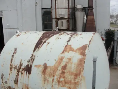 SPC7512  Tank 1700 gallon horizontal tank, Stainless Steel Contact Parts
