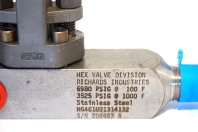 NEW HEX VALVE DIVISION HG461U31314132 VALVE