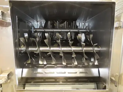 FEC Sanitary Food Grade Granulator 30" Apron Feeder Stainless Conveyor Surge Bin