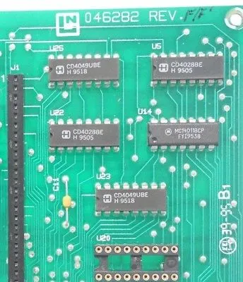 USED LEEDS & NORTHRUP 046282 PC BOARD