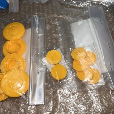 Large Lot of New various IDEC   Buttons & Caps See Photos + Warranty