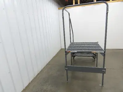 EGA CW7-36-4-3 Custom Work Platform 3 Step 36" High 33x36" Deck Side Access OSHA