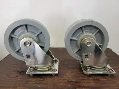 6 x 2 in. Caster Wheel w/ Swivel (Pkg of 2 Wheels)
