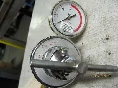 Airco Heavy Duty Acetylene Regulator 9952 Factory Recon