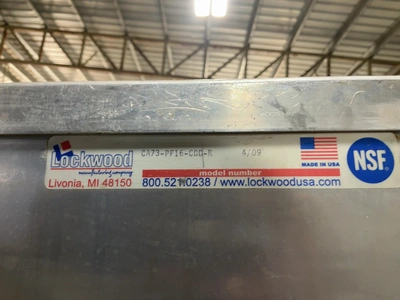 Used LOCKWOOD CA73-PF16-CDD-R Hot Food Warming, Holding, & Transport Cabinets Michigan US | Miedema Asset Management Group #1580095