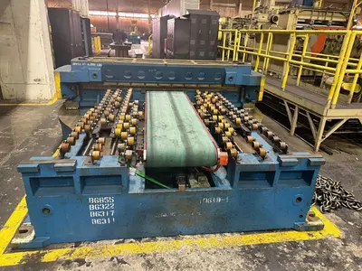 72" WIDE OSCILLATING TO 35 DEGREE DIE SHEAR USED