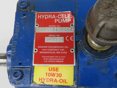 Used WANNER D10XKBTHFECA Diaphragm Pumps Texas US | Aucto #1308548
