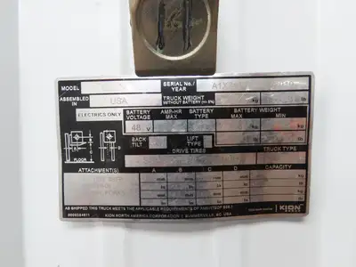 Delta EOE23010424 Forklift DC/DC Converter 48-80V In 12.5V Out Off Linde E20C