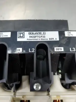 Used Square D 9422FTCF33 Lug Terminal Switch w/TRS15R Fuses Disconnects South Carolina US | Palmetto Automation #1158938