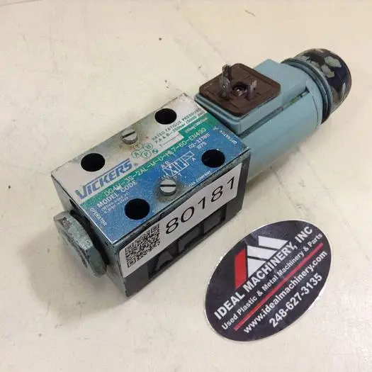 Used VICKERS DG4V-3S-2AL-M-U-HL7-60-EN490 Valves/Fittings Michigan US | Ideal Machinery #608012