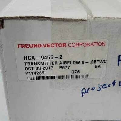 NEW Paragon Controls Inc. HCA-9455-2