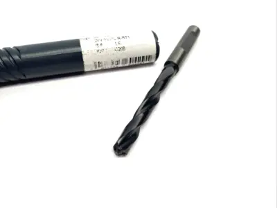 USED GUHRING DRILL, 1/4 5XD, RT 100 U, CARBIDE, NANO-FIREX, COOLANT THR