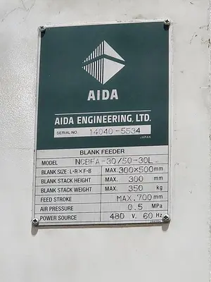 USED AIDA NCBFA-30/50-30L
