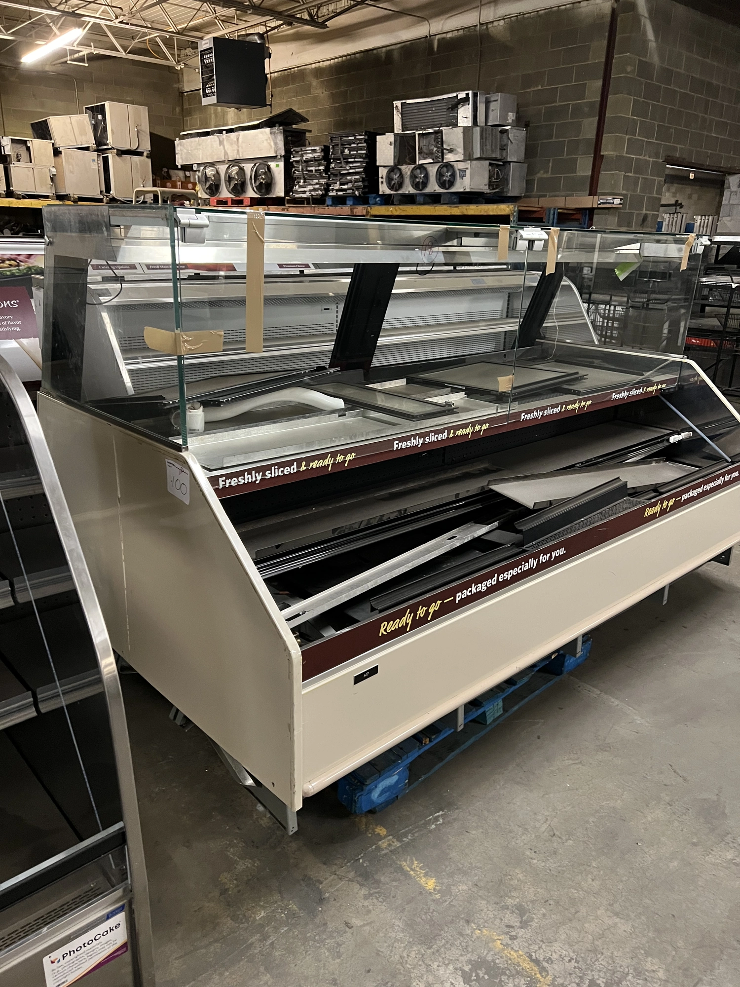 1-0607 Hill Phoenix PTD-R 8 Foot Over Under Deli Case